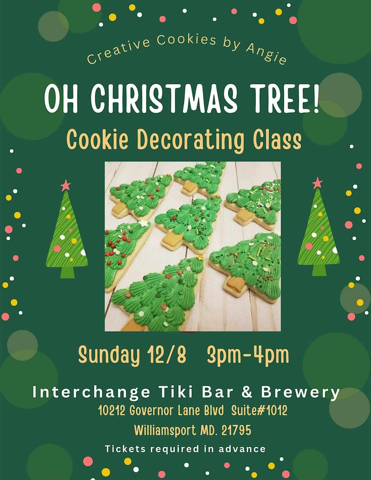 Oh Christmas Tree! Christmas Cookie Decorating Class