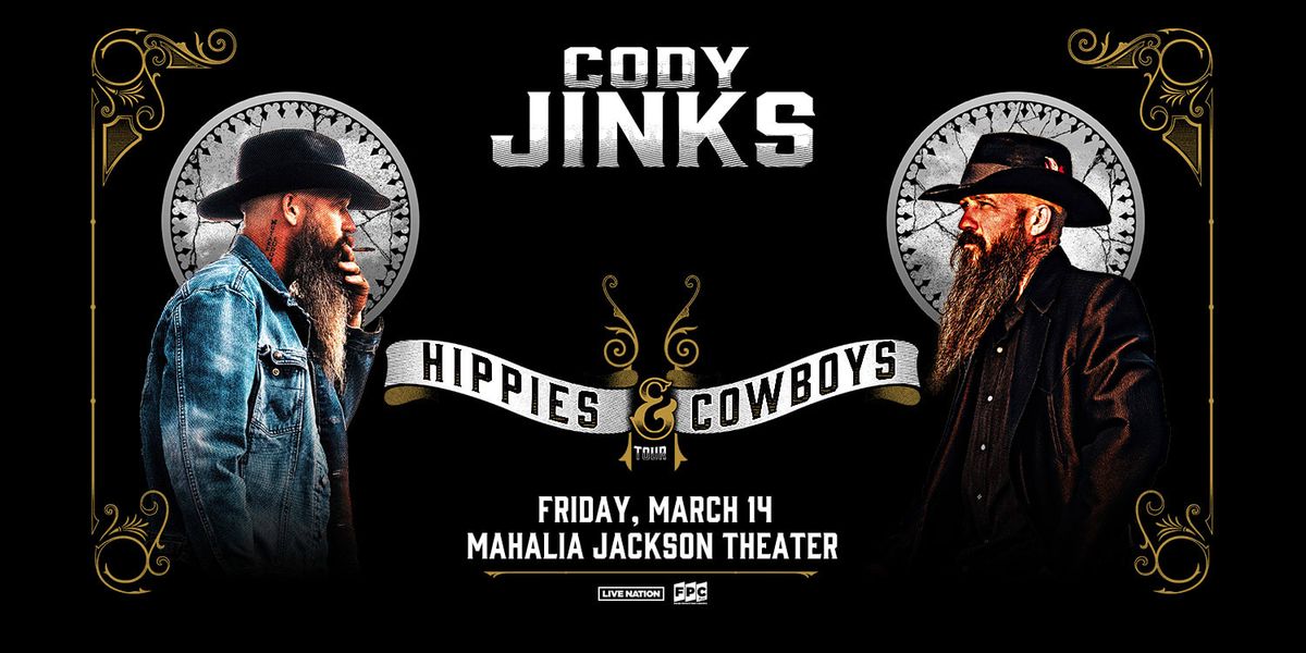 Cody Jinks at Mahalia Jackson Theater of the Performing Arts