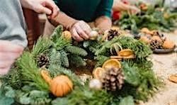 Christmas Wreath making workshop run by local florist - Blossom by Kayleigh