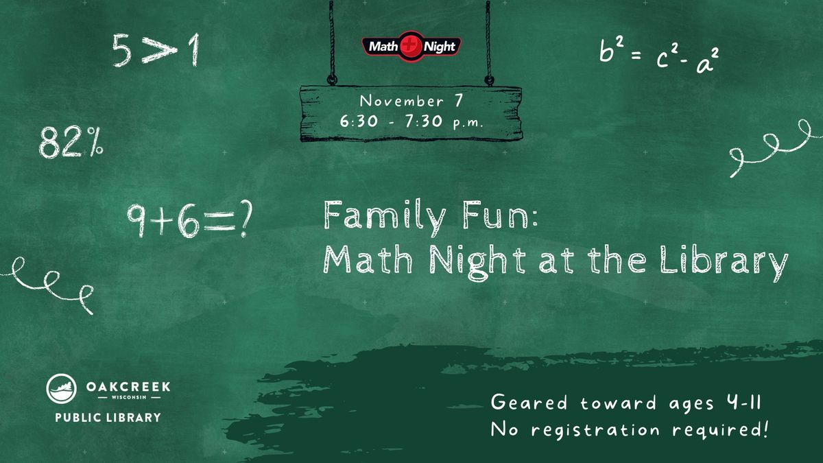 Family Fun: Math Night