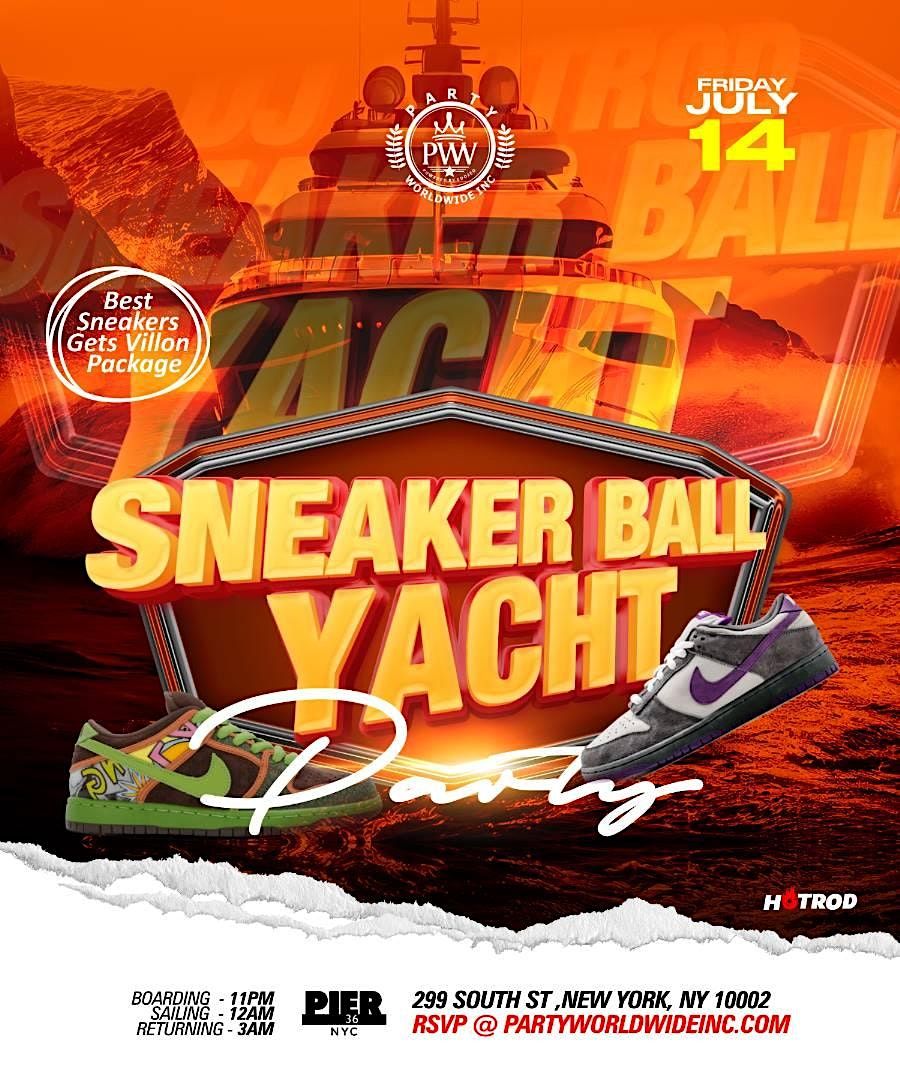 SNEAKER BALL GALA  YACHT PARTY NEW YORK CITY