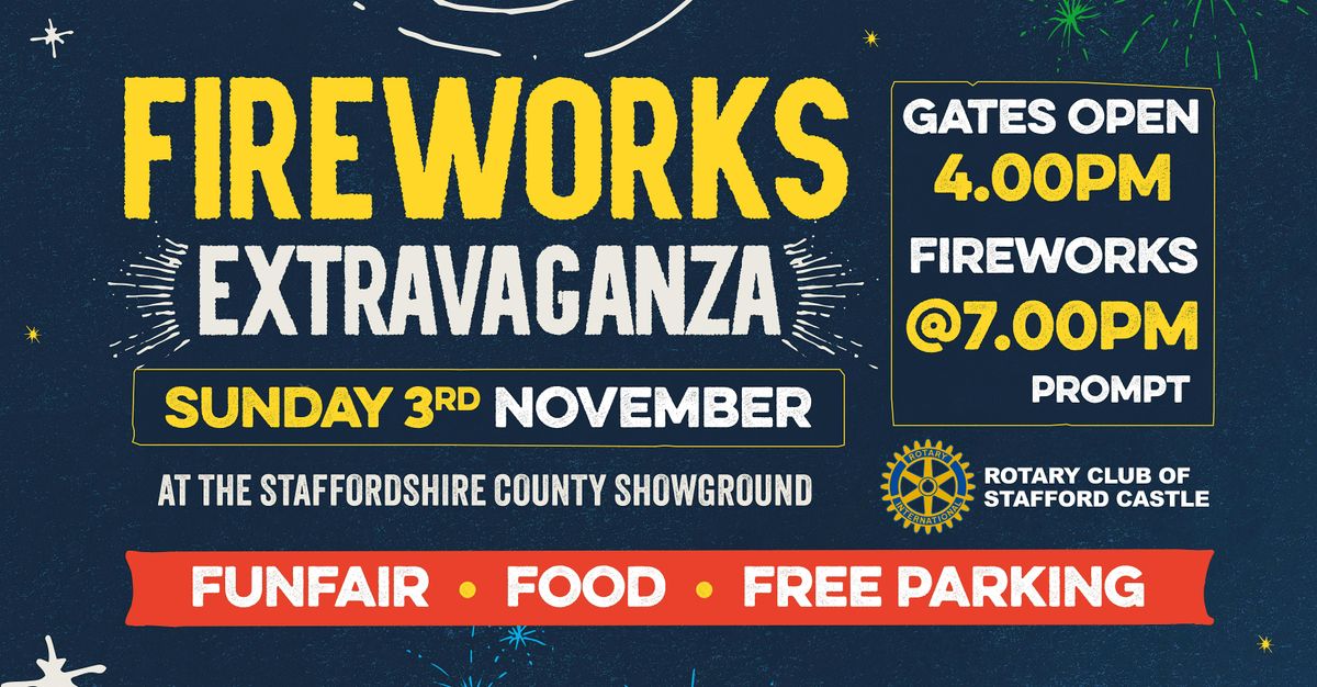 Staffordshire Fireworks Extravaganza 2024