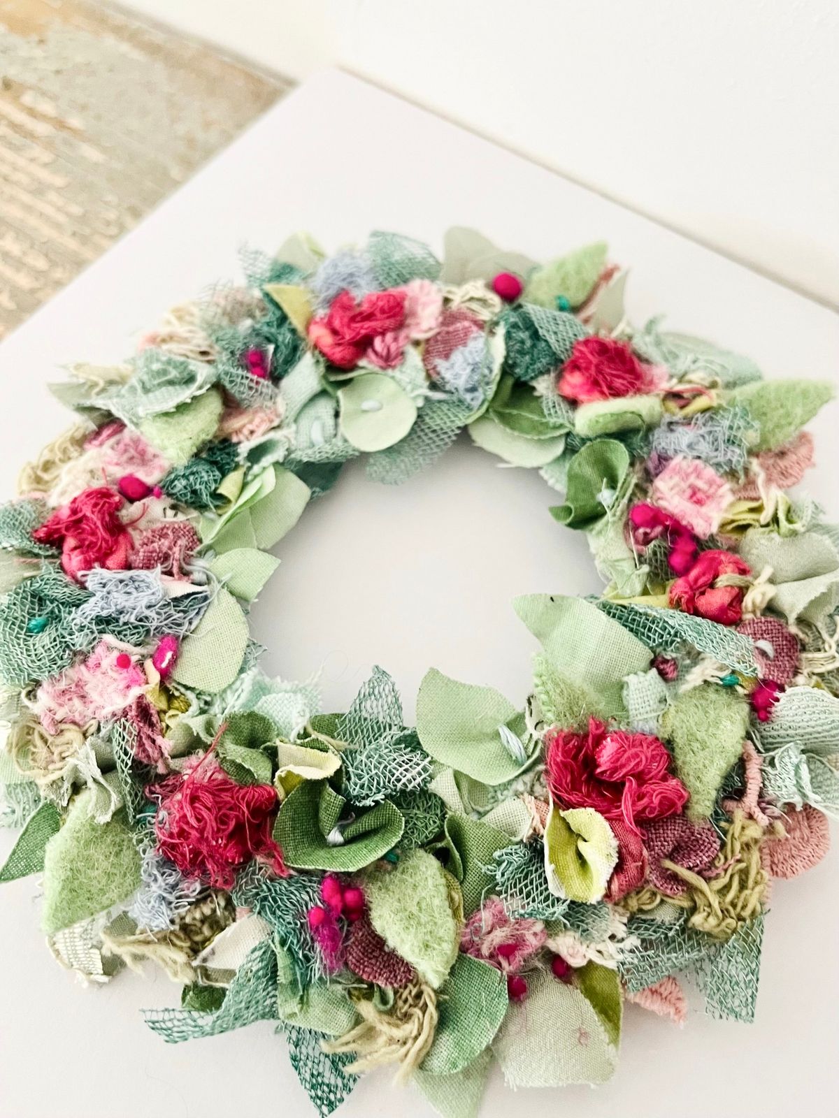 * SOLD OUT* Embroidered Wreath (Evening) Workshop