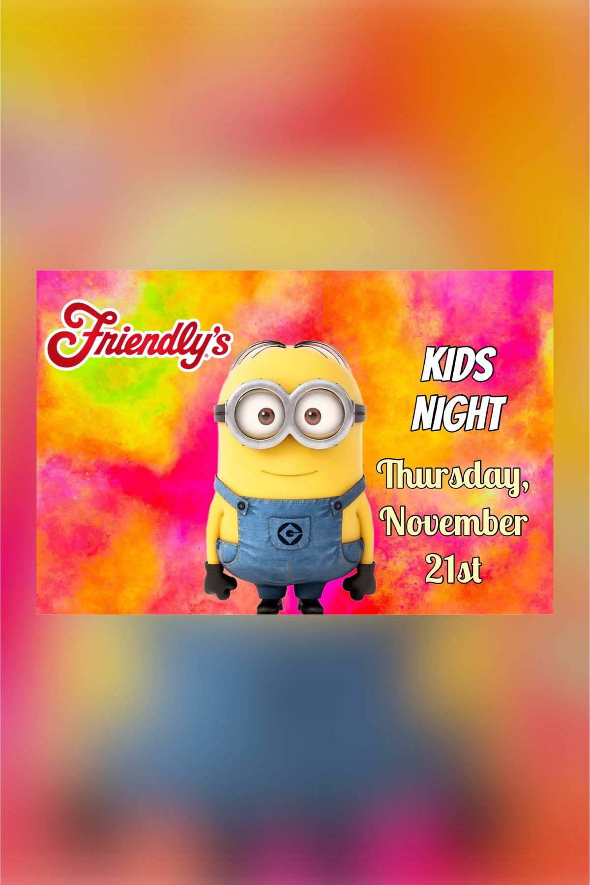 Kids Night with a Minion! \ud83c\udf89