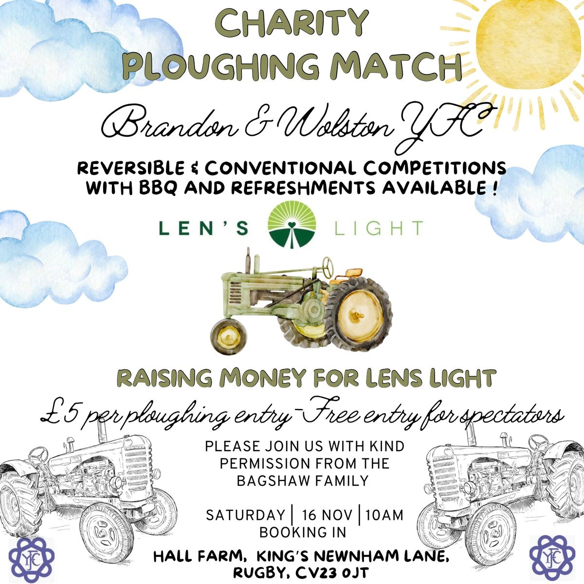 \ud83d\ude9c\ud83c\udf3eBrandon & Wolston YFC Charity Ploughing Match\ud83d\ude9c\ud83c\udf3e