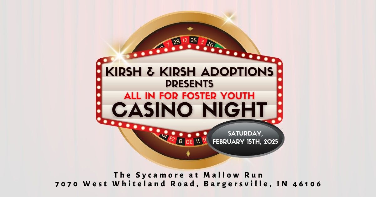 ALL IN For Foster Youth Casino Night