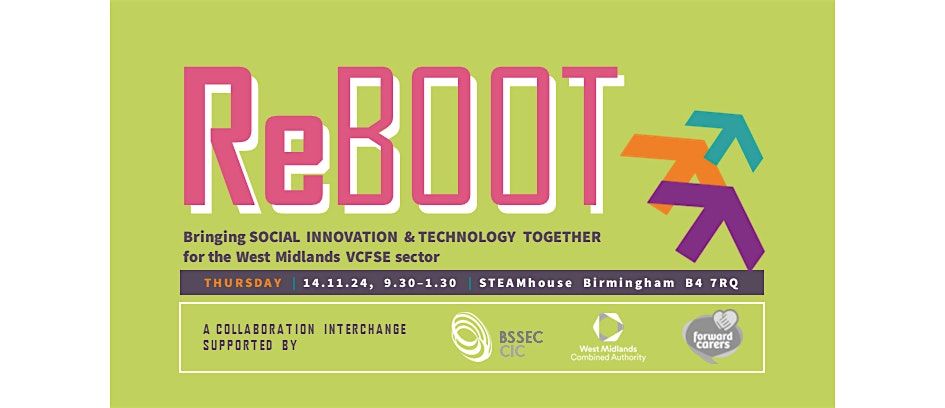 ReBOOT | Bringing Social Innovation & Technology Together for WM VCFSEs