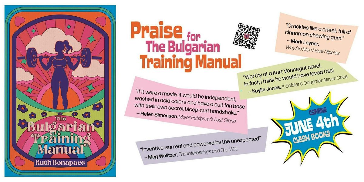 Author Ruth Bonapace with The Bulgarian Training Manual