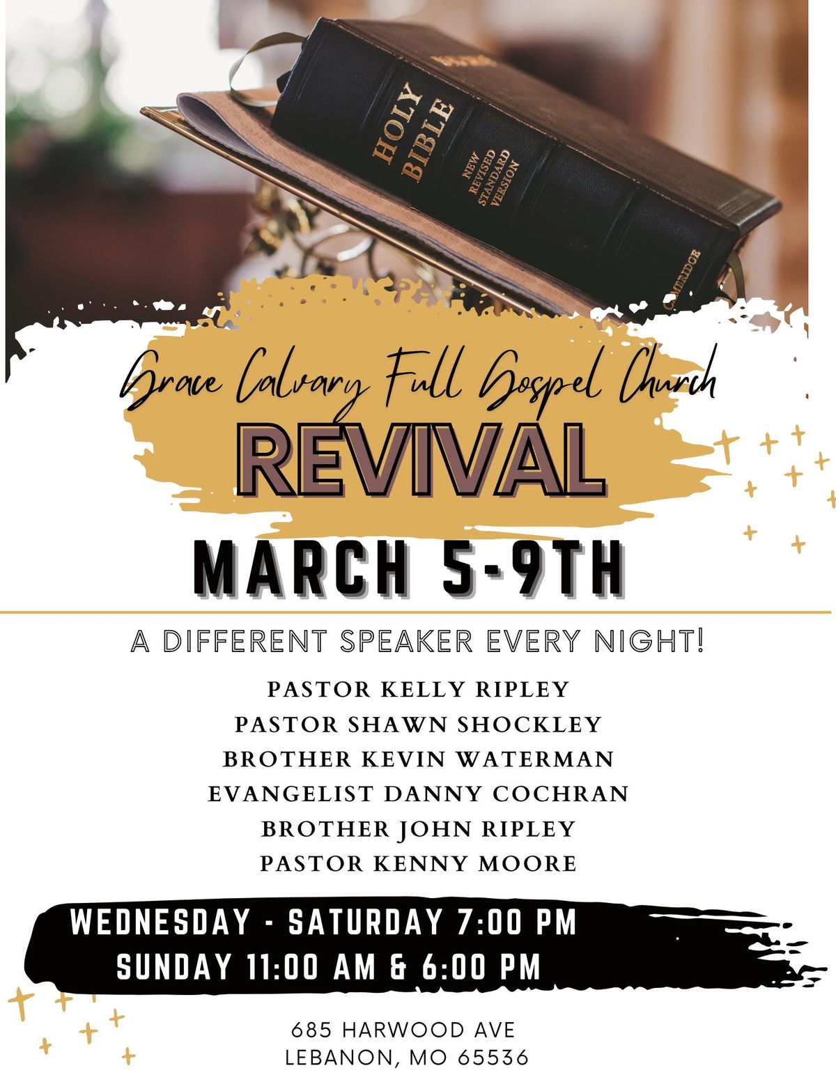 March Revival @ Grace Calvary Full Gospel Church