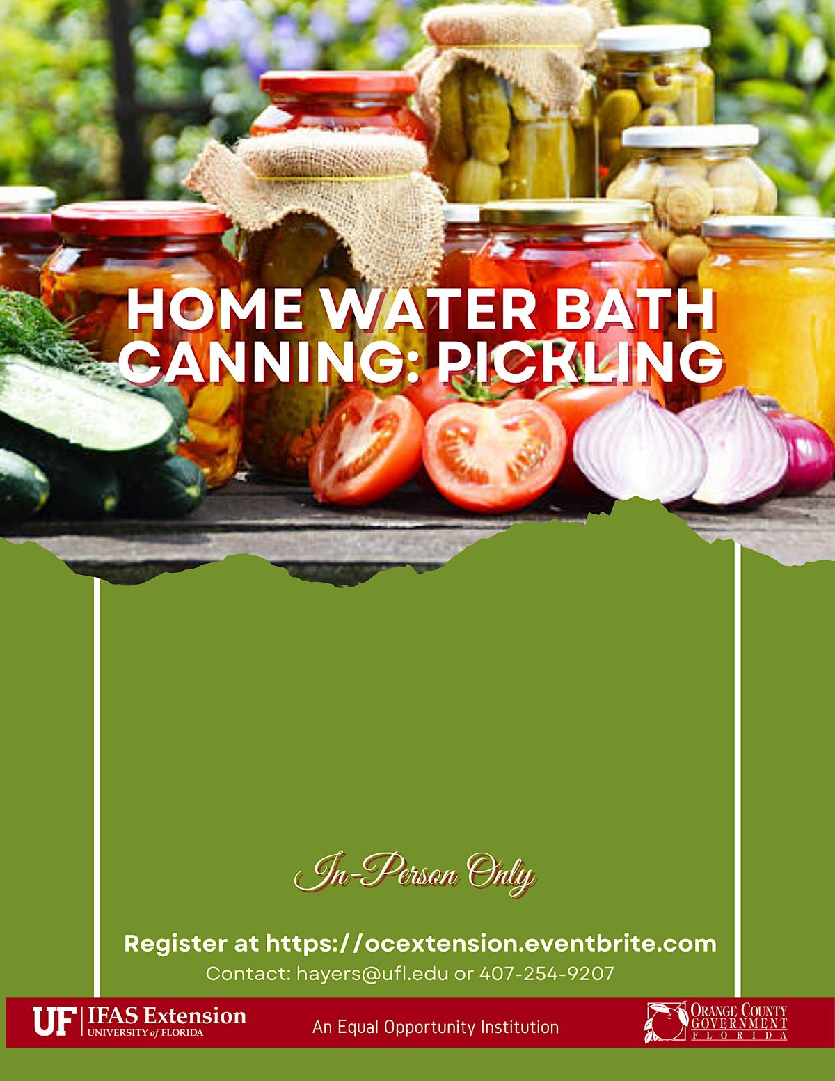 Water Bath Canning-Pickling