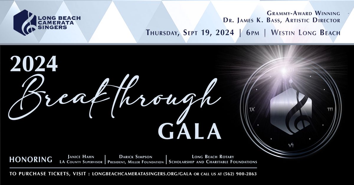 2024 Long Beach Camerata Singers "Breakthrough" Opening Night Gala