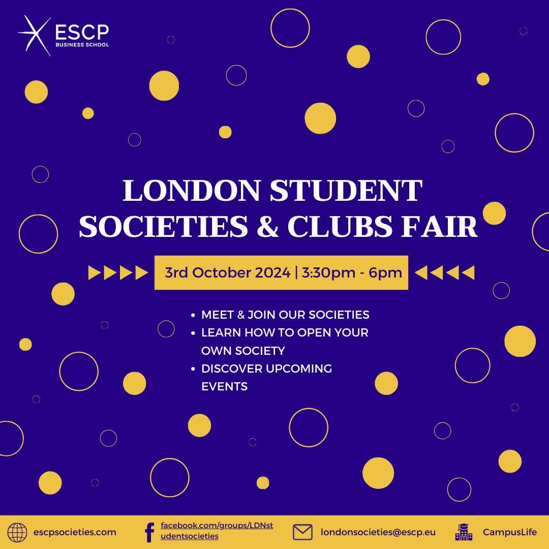 London Student Societies & Clubs Fair October