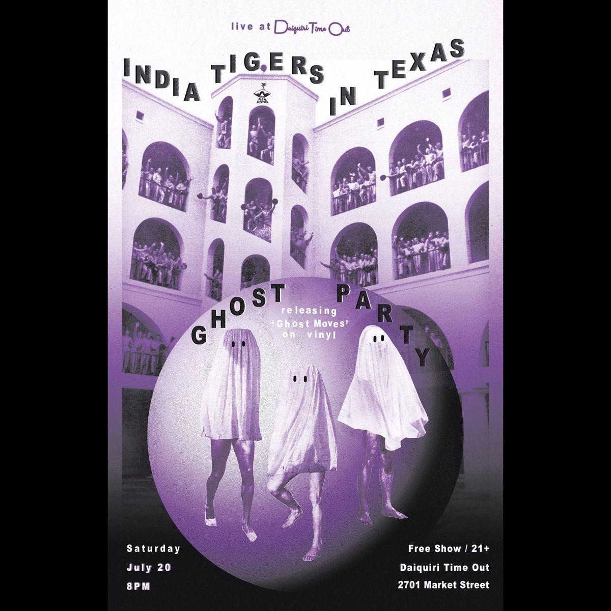 India Tigers in Texas w\/ Ghost Party(Record Release!)