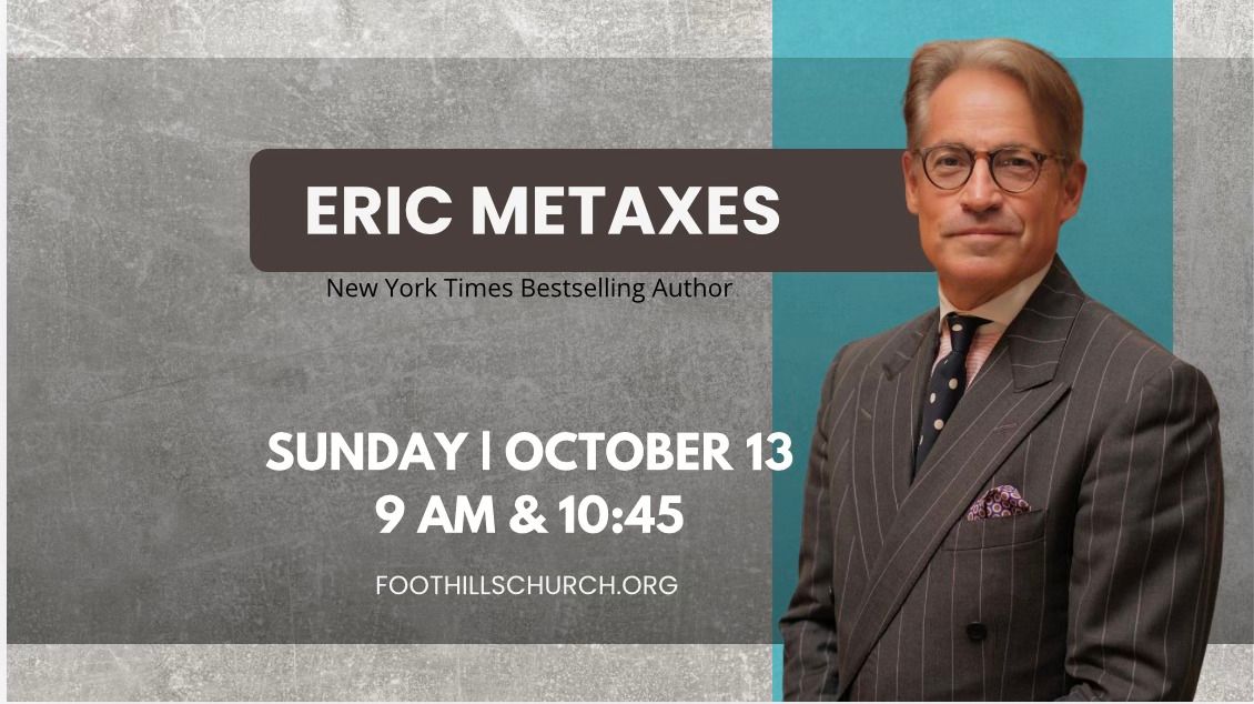 Guest Speaker - Eric Metaxes