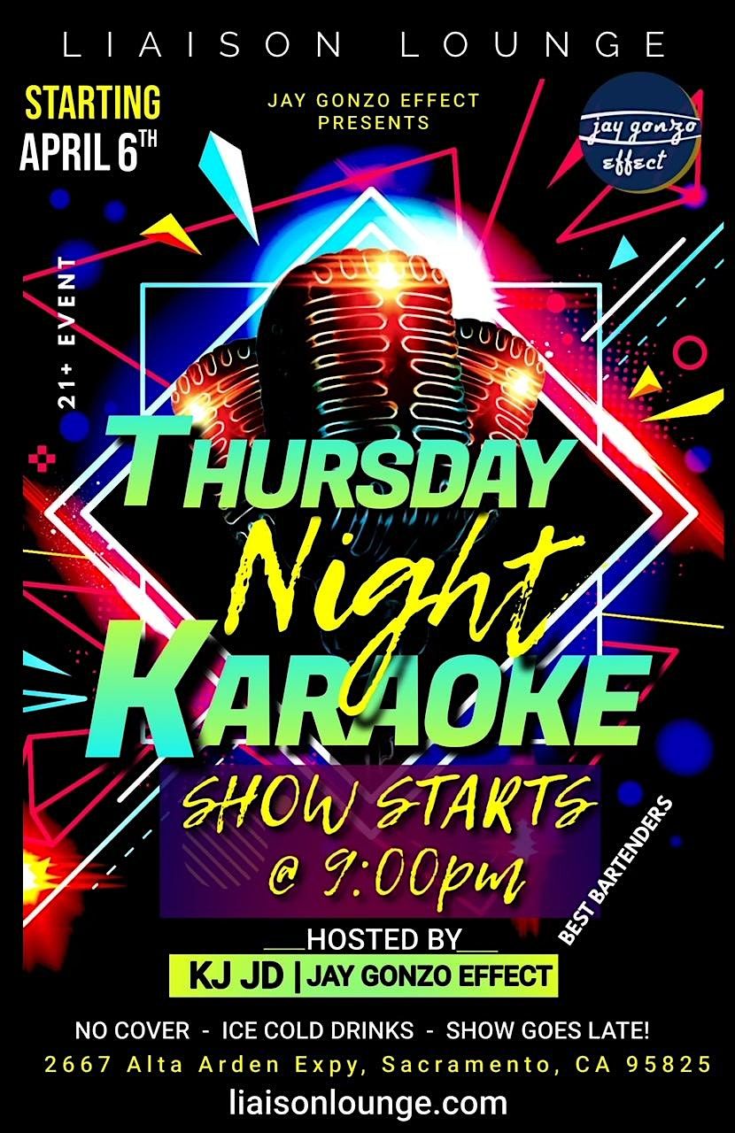 Karaoke Thursdays at Liaison Lounge