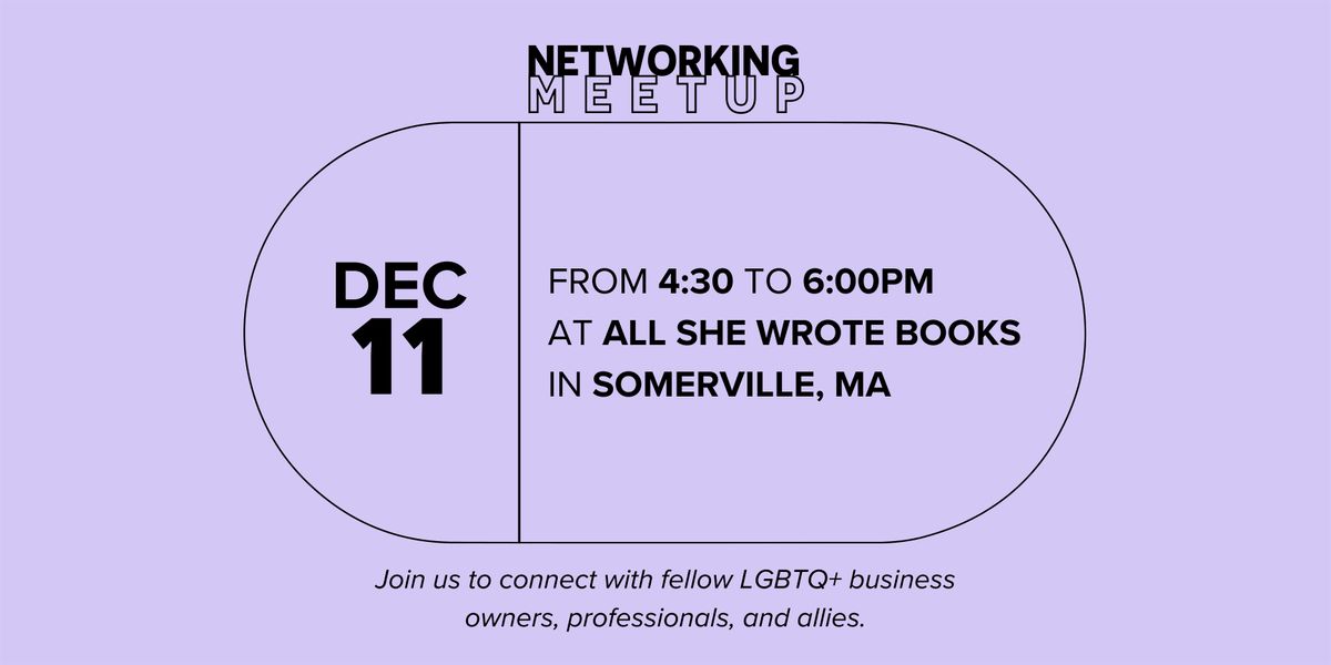 MALGBTCC Networking Meetup at All She Wrote Books