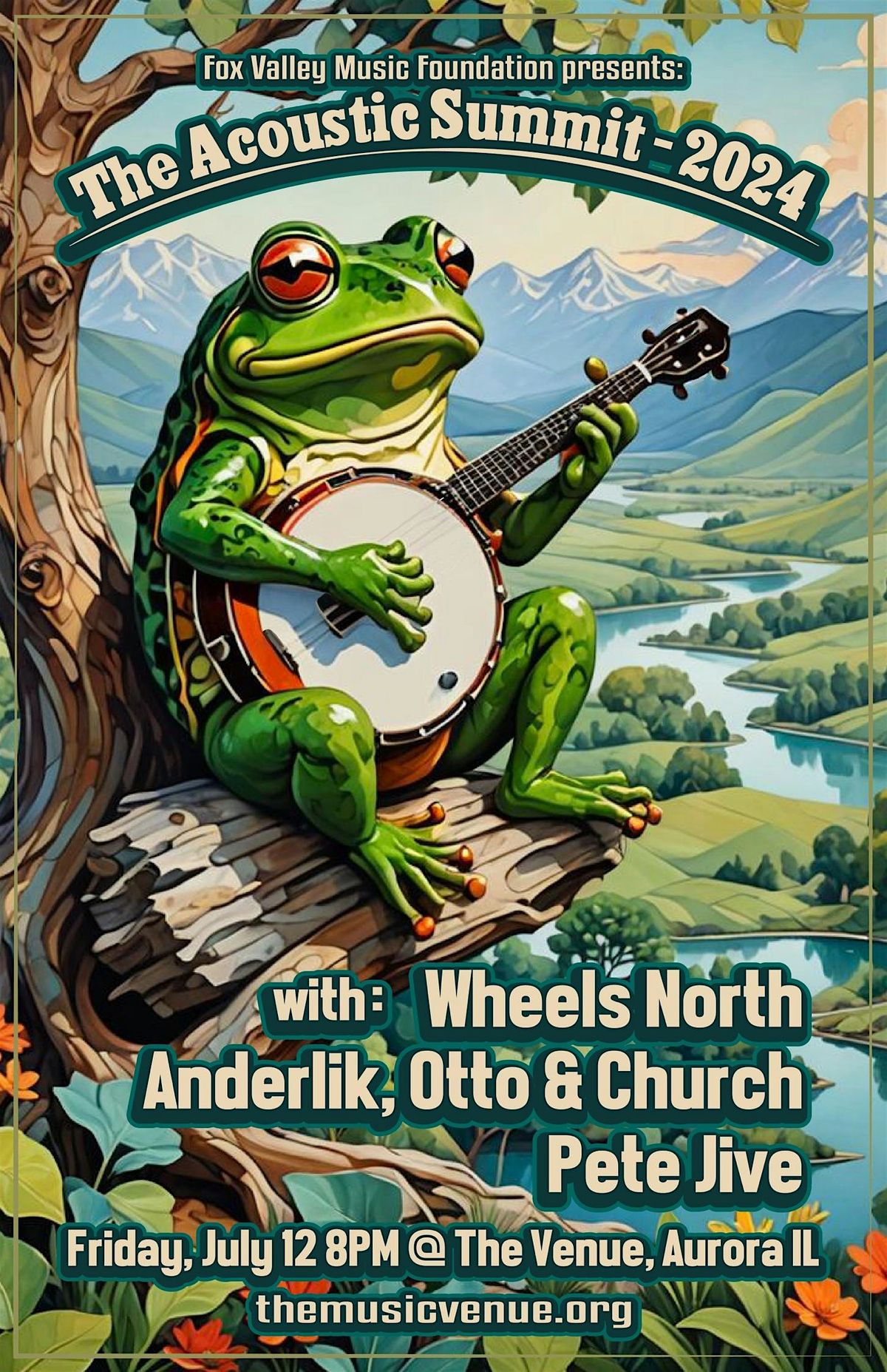 THE ACOUSTIC SUMMIT with Wheels North | Anderlik, Otto & Church | Pete Jive