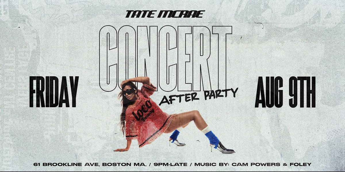 Tate McRae Concert After Party