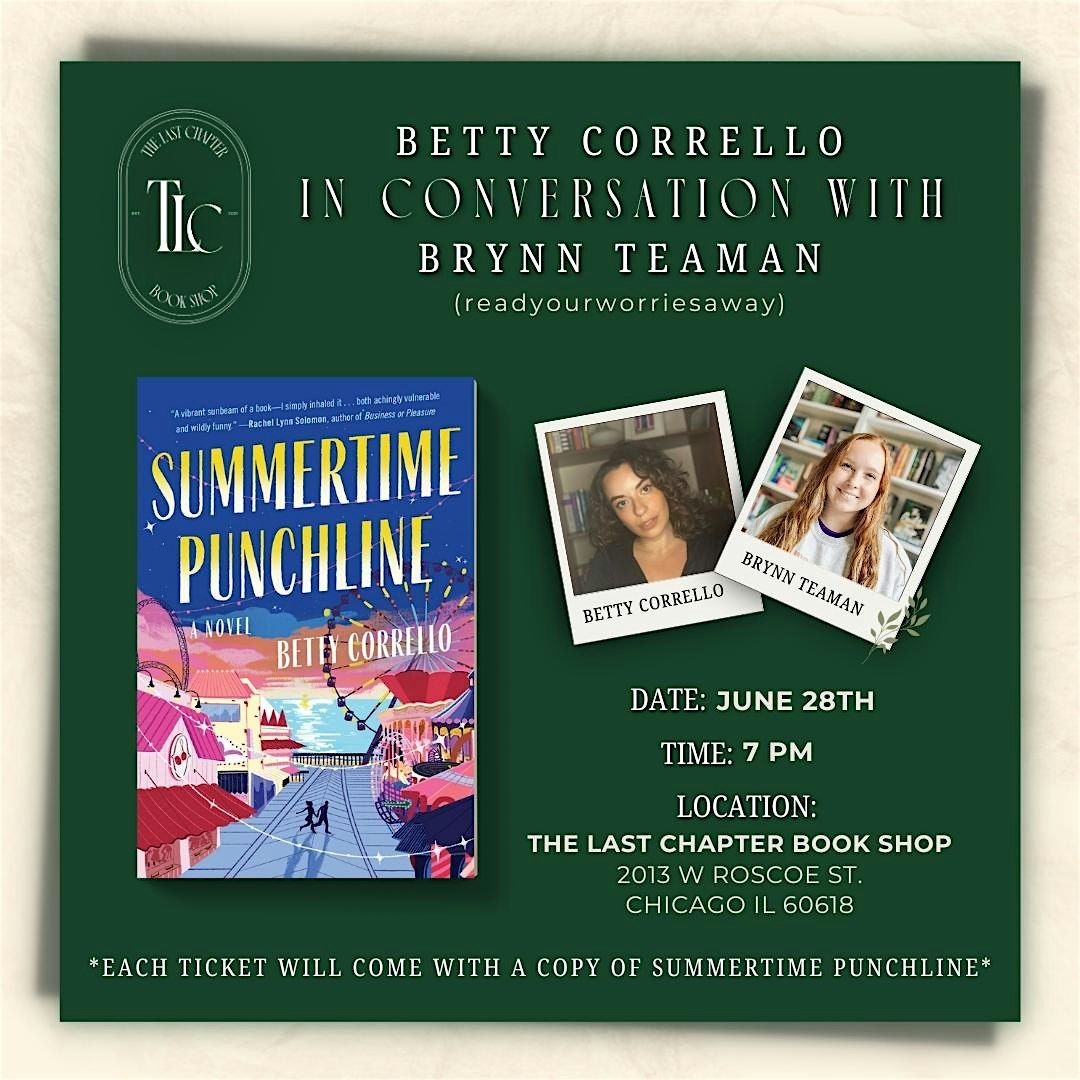Q&A and Book Signing with Betty Corrello