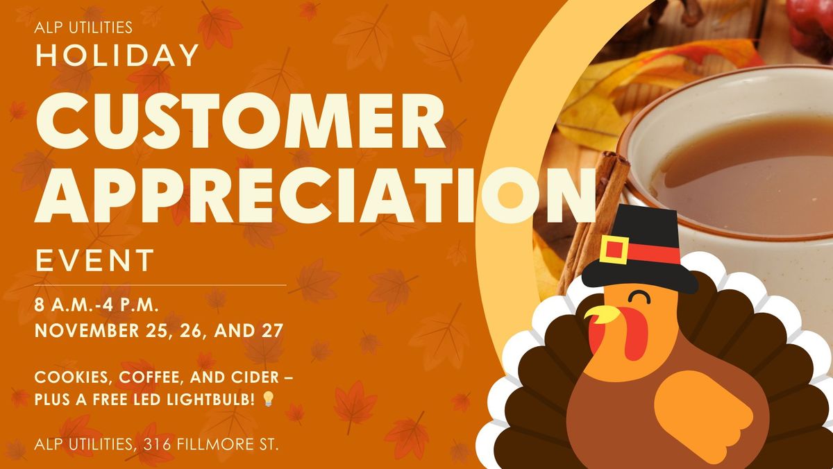 Holiday Customer Appreciation Event