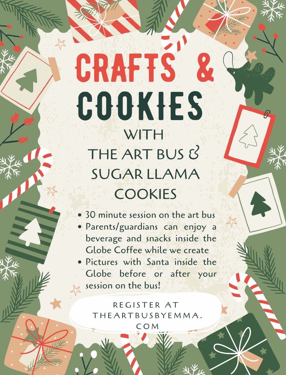 CRAFTS & COOKIES WITH SANTA