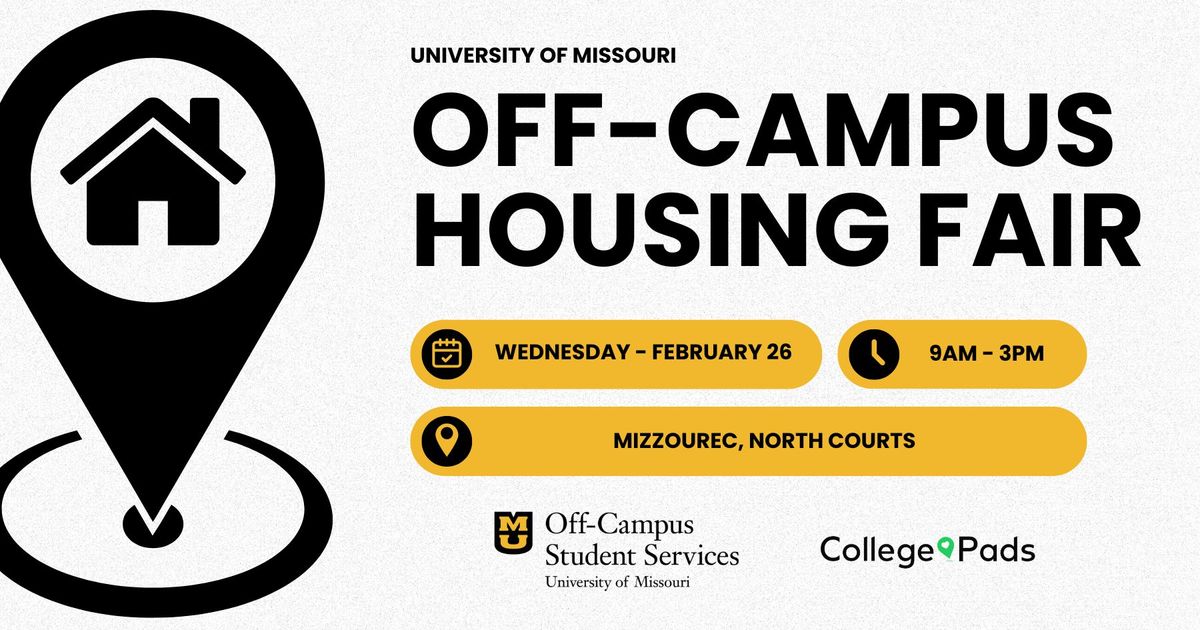 University of Missouri Off-Campus Housing Fair