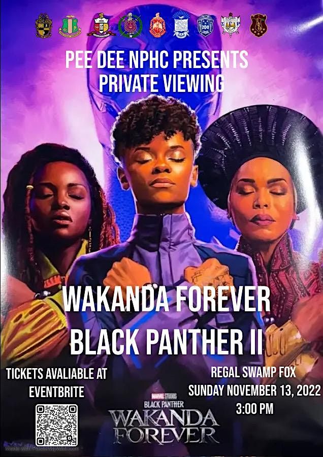 BLACK PANTHER 2 WAKANDA FOREVER, Regal Swamp Fox, Florence, 13