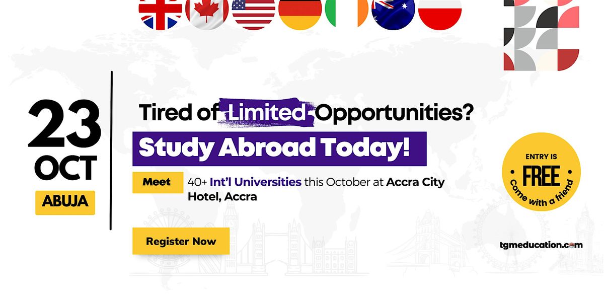 (Free Event) Study Abroad Expo in Accra, Ghana - 2