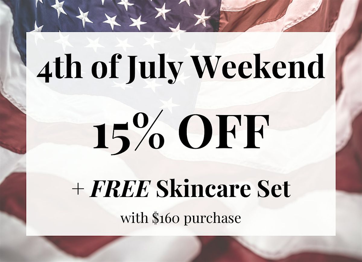 4th of July Weekend Sale