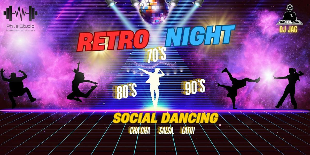 Retro Night Social Dancing  Dance  Party