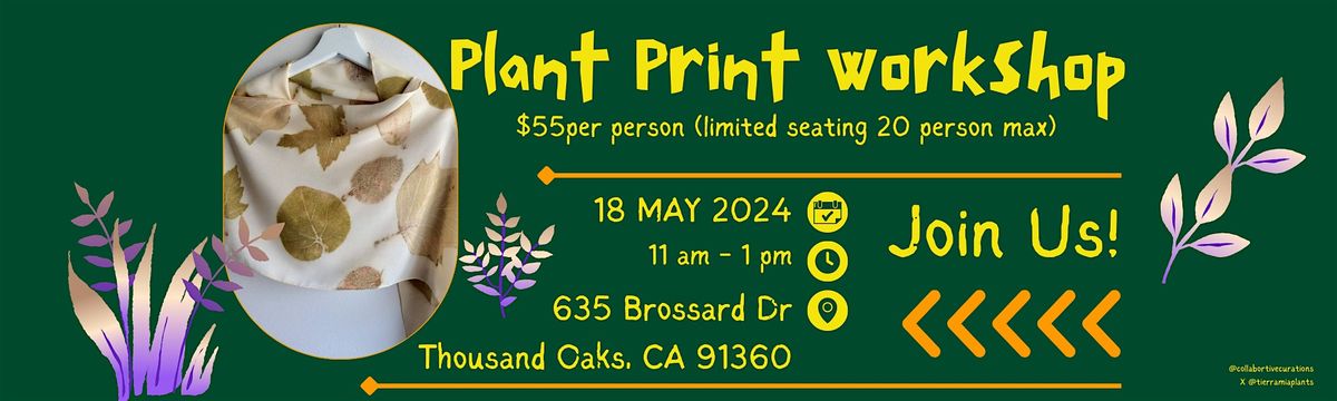 Plant Print Workshop