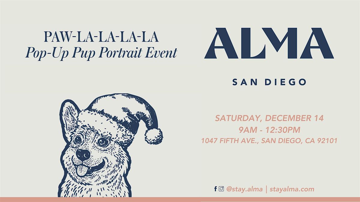 Paw-La-La-La-La Pop Up Pet Portraits with Santa