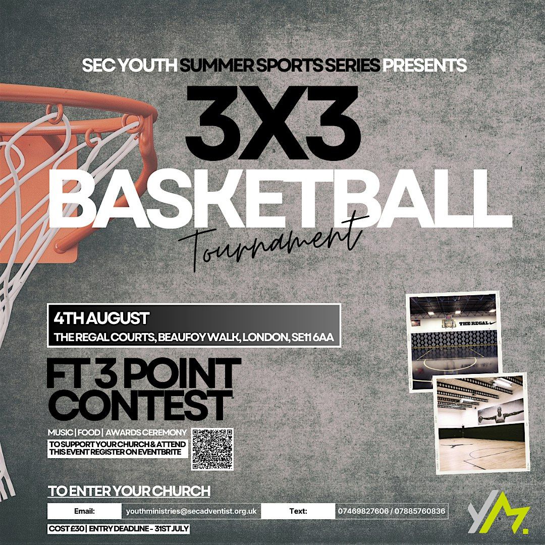 SEC Youth Summer Sports Series'24 presents The 3x3 Basketball  Tournament