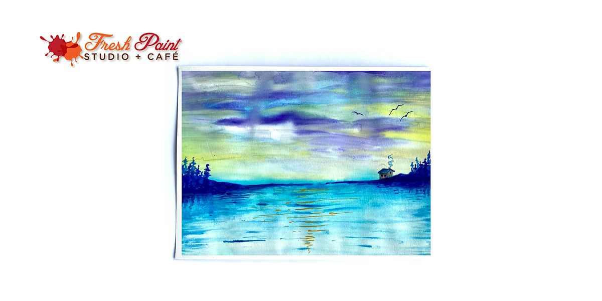 In-Studio Watercolour Paint Night - Twilight Summer Cottage