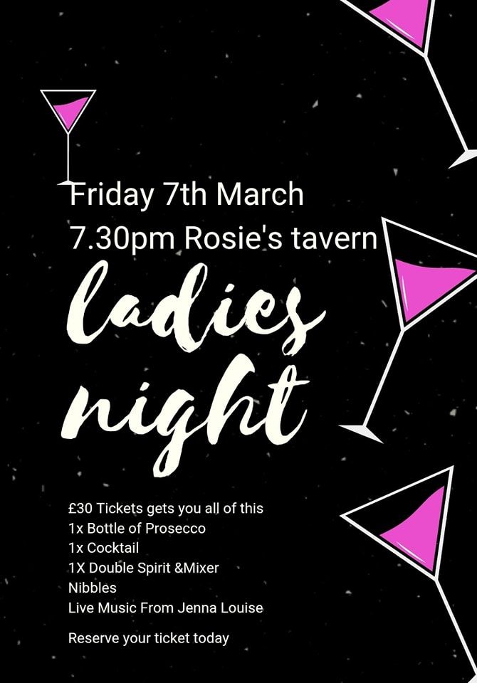 Ladies Night Ticketed event 