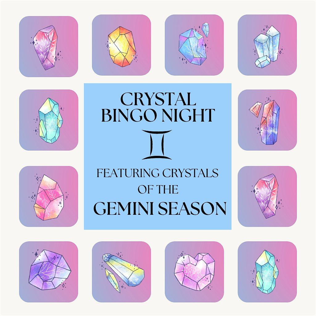 Crystal Bingo Night- "GEMINI EDITION" 5\/1: 6-8pm St Pete Beach