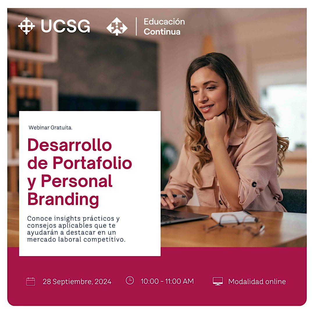 Webinar: Desarrollo de Portafolio y Personal Branding