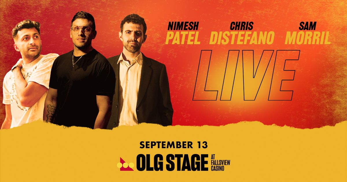 Chris Distefano, Sam Morril, and Nimesh Patel Live