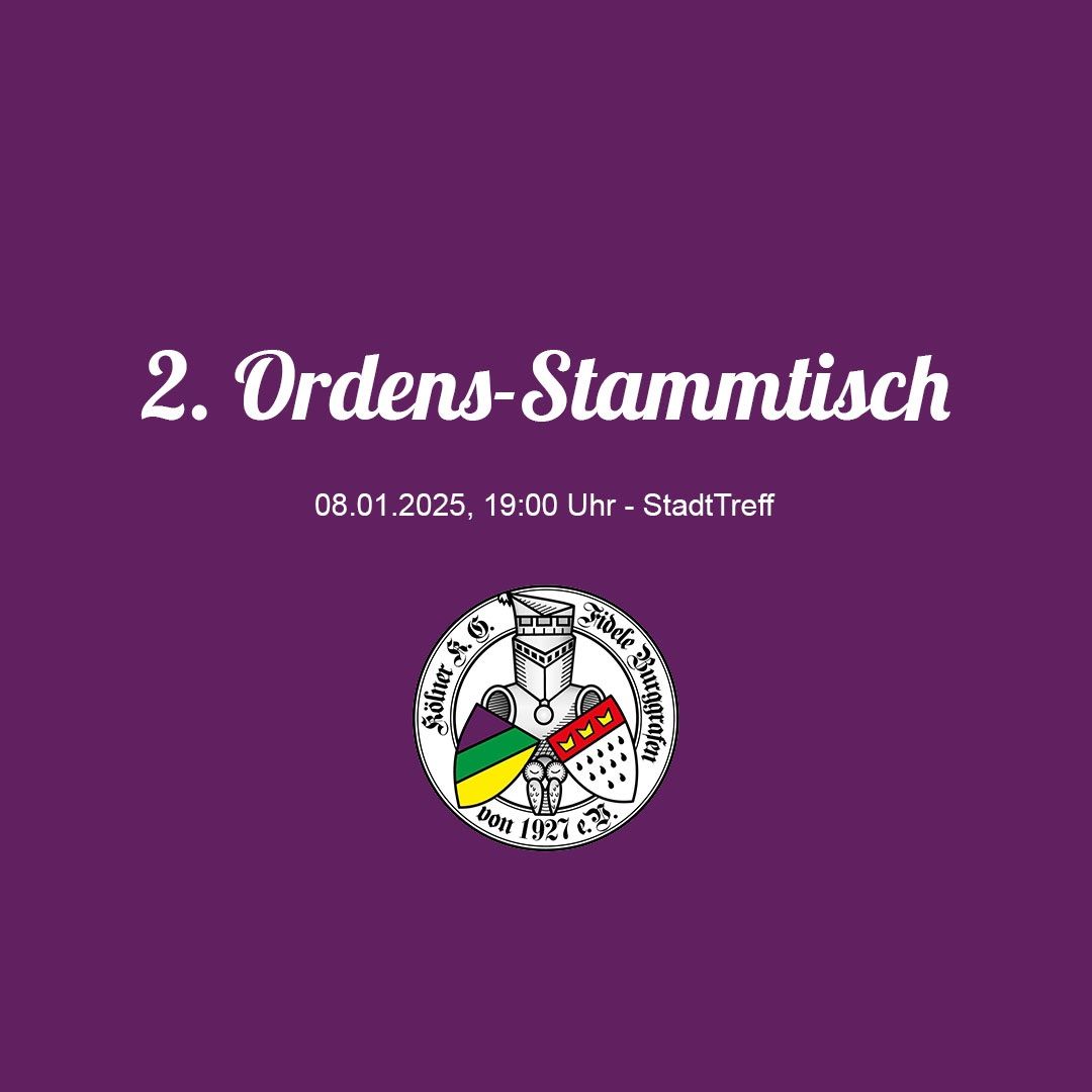 2. Ordens-Stammtisch