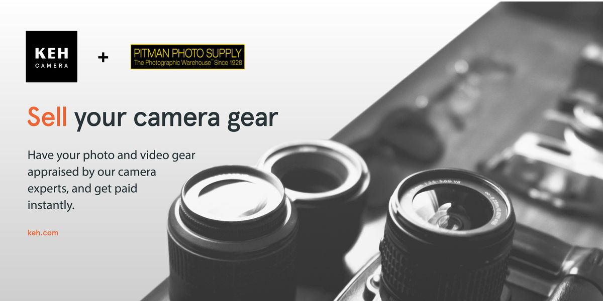 Sell your camera gear (free event) at Pitman Photo Supply