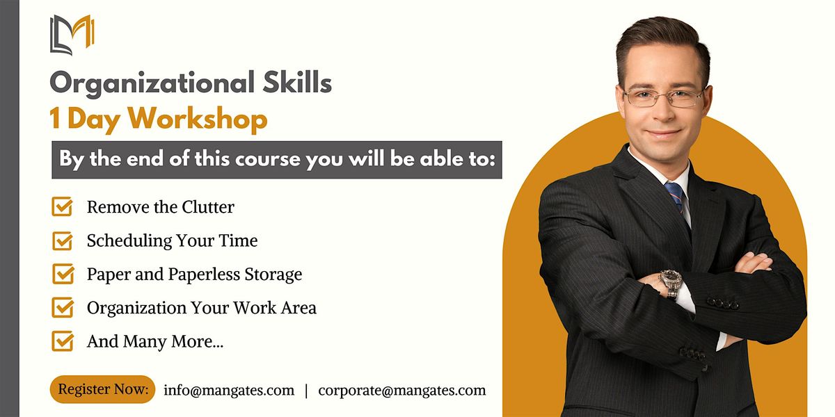 Organizational Skills 1 Day Workshop in Las Vegas, NV on Aug 01st, 2024