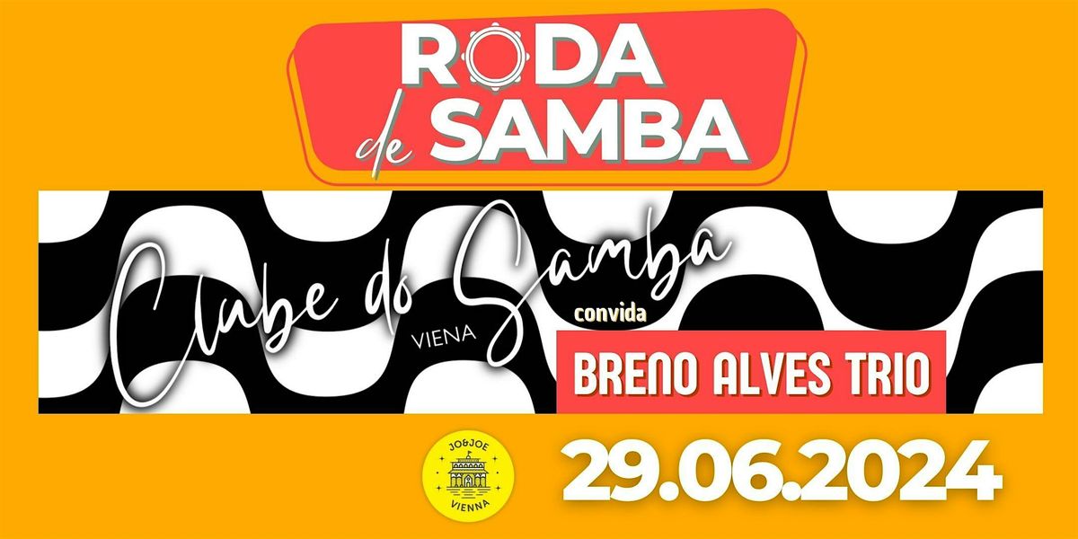 Roda de Samba Clube do Samba Viena convida Breno Alves Trio