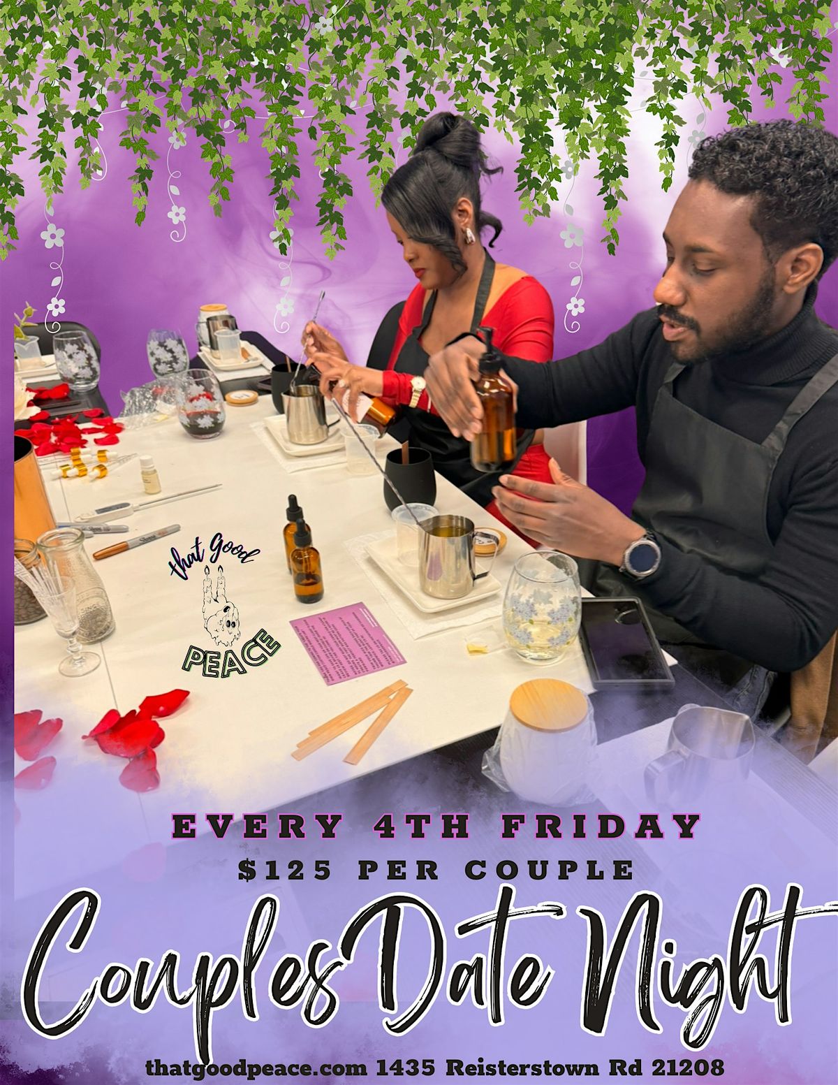 Couples Date Night Candle Making Event