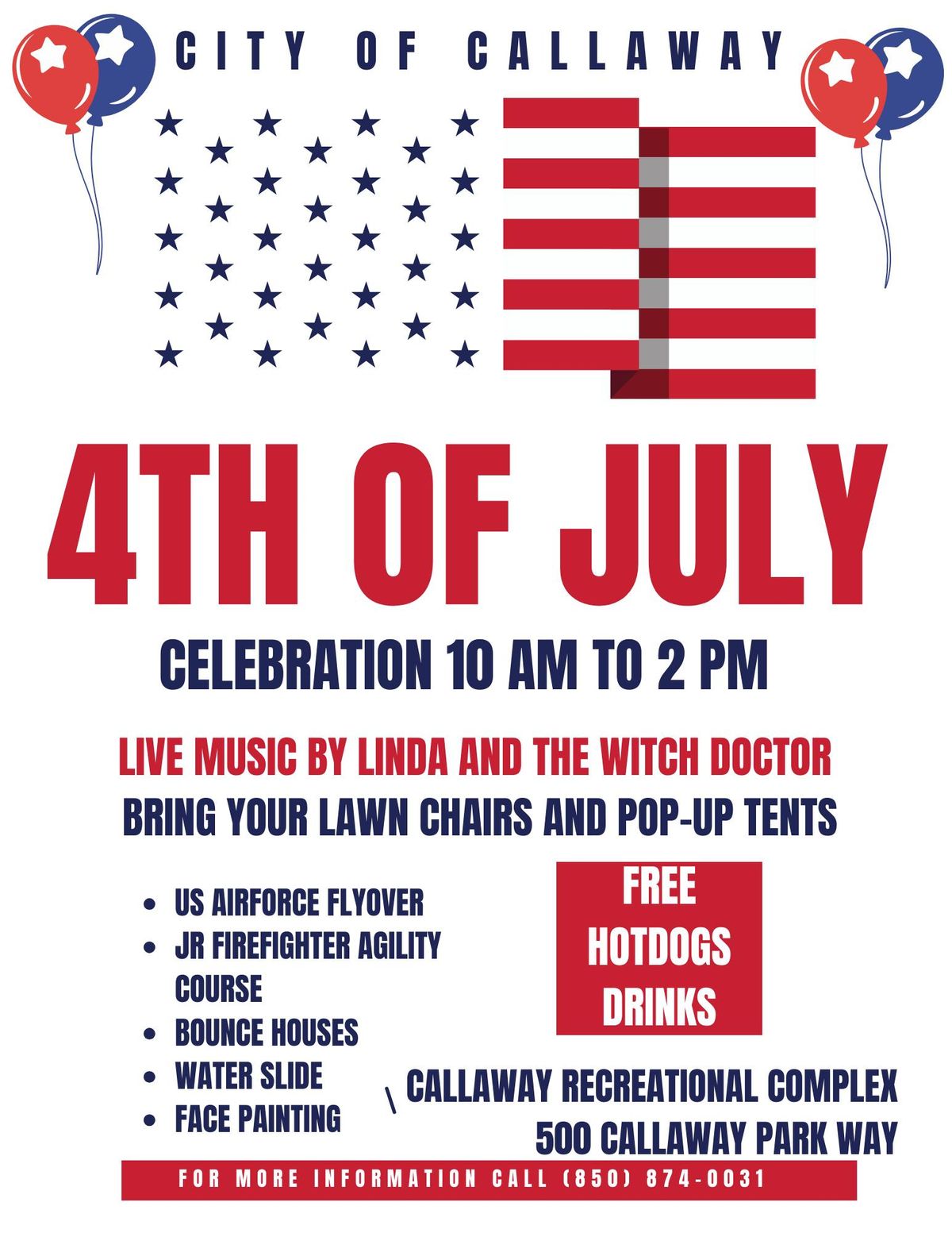 City of Callaway 4th of July Celebration!