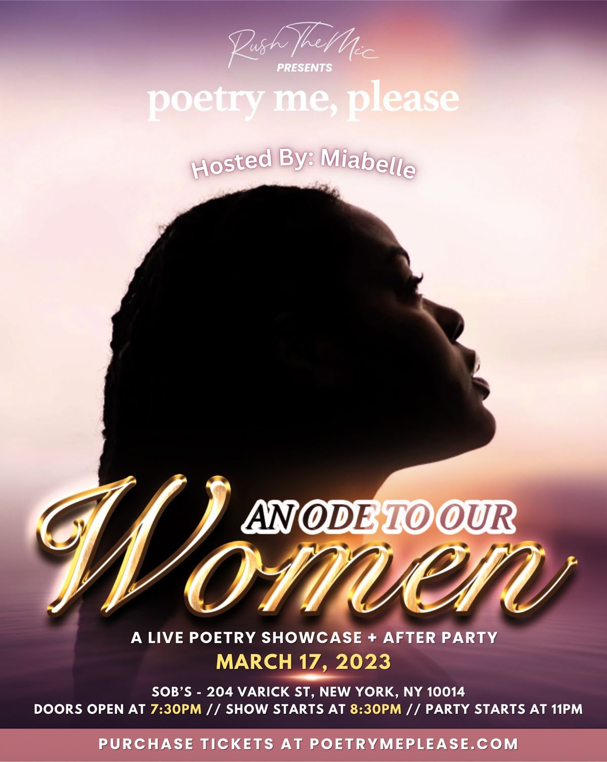 poetry me, please: An Ode To Our Women + After Party