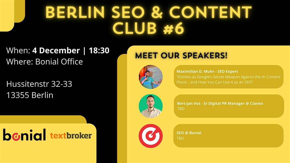 Berlin SEO & Content Club #6