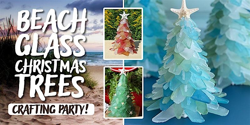 Beach Glass Christmas Trees - Cadillac