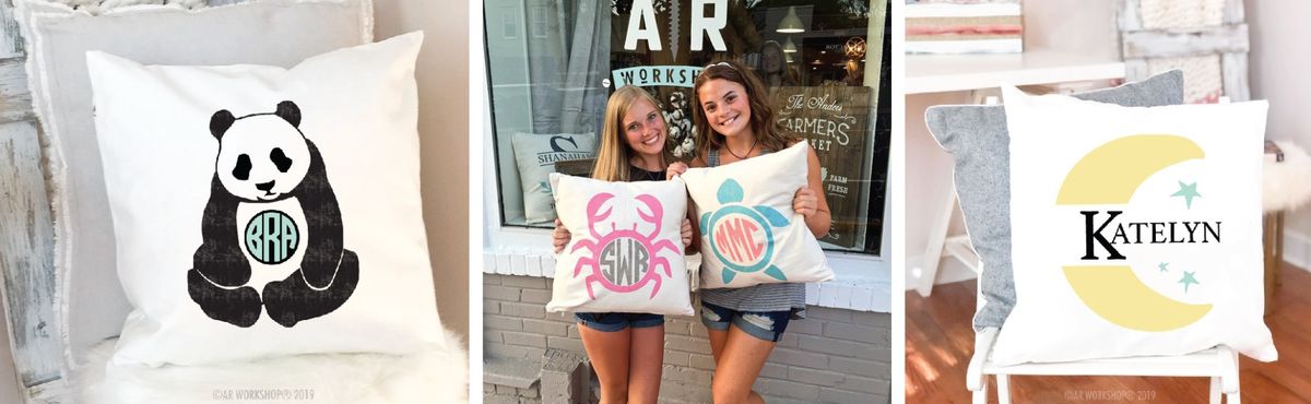 1 DAY SUMMER SESSION - CANVAS PILLOW