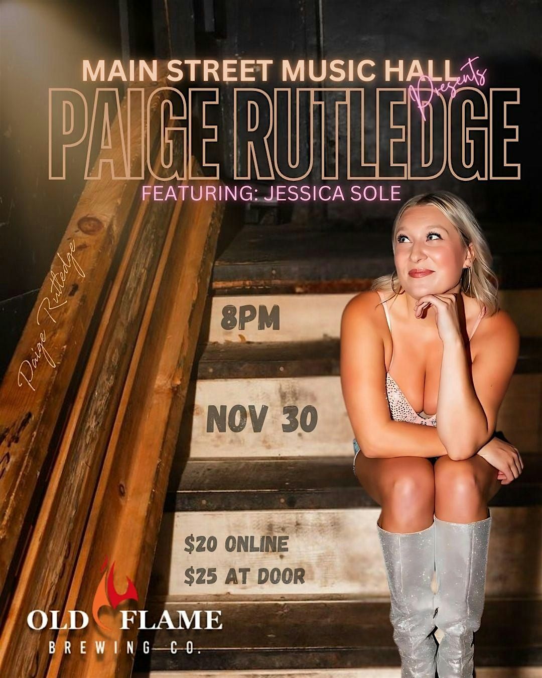 Main Street Music Hall presents Paige Rutledge