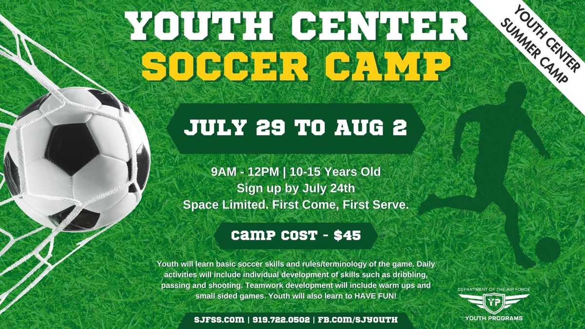Youth Summer Soccer Camp (Base Access Only)